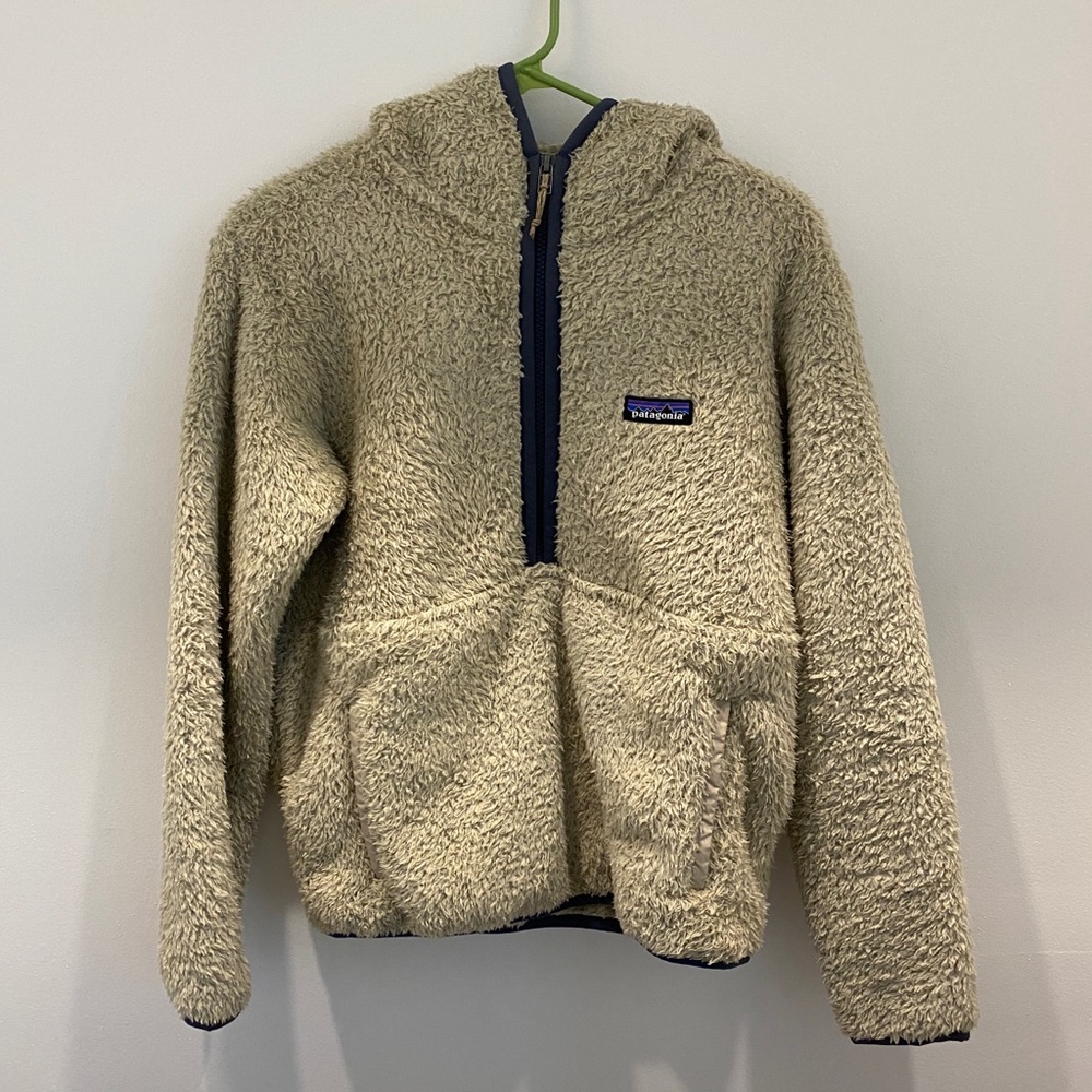 Patagonia Tan Fleece Hoodie